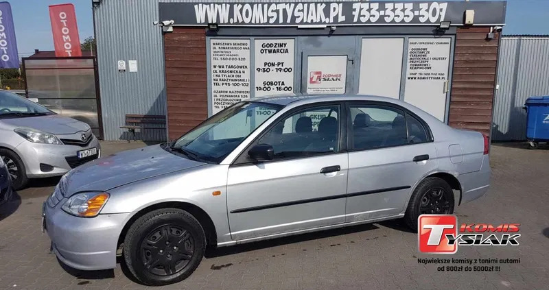 honda Honda Civic cena 3000 przebieg: 305626, rok produkcji 2001 z Krośniewice